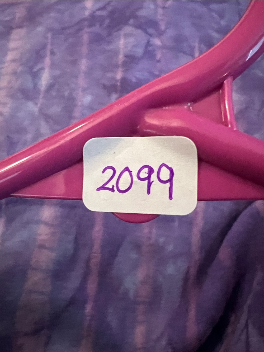 Earth Yoga Organic Cotton/Bamboo Purple Tie-Dye Scoop Neck Top-size Medium, EUC - Picture 7 of 7